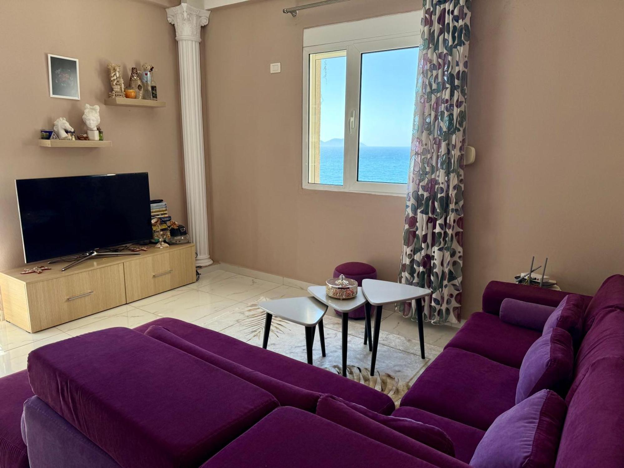 Spectacular Seaview Apartment Vlorë Esterno foto